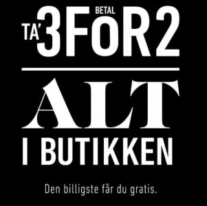 Få 3 par sko og betalt for 2!