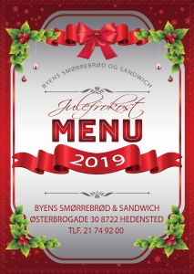 Julemenu fra Byens Smørrebrød & Sandwich